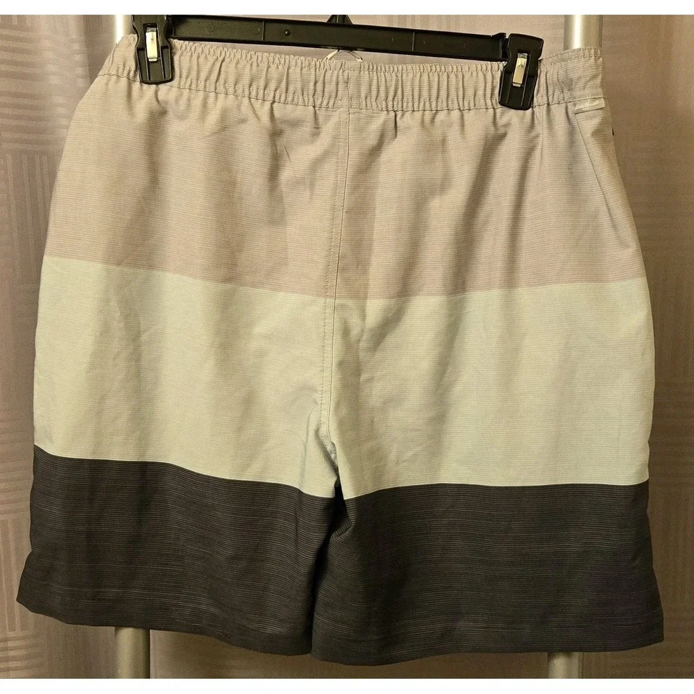 Eddie‎ Bauer Sport Colorblock Blue Swim Trunks Shorts Mens X-Large